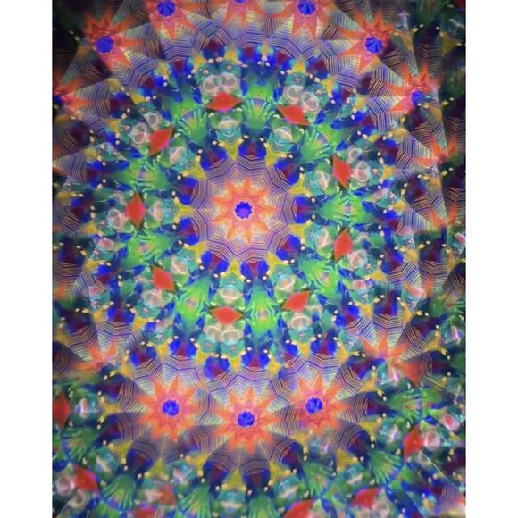 New Mikio Japan Handmade Acrylic Kaleidoscope “Neon Green” Oil Cel Three Mirror - Picture 12 of 15